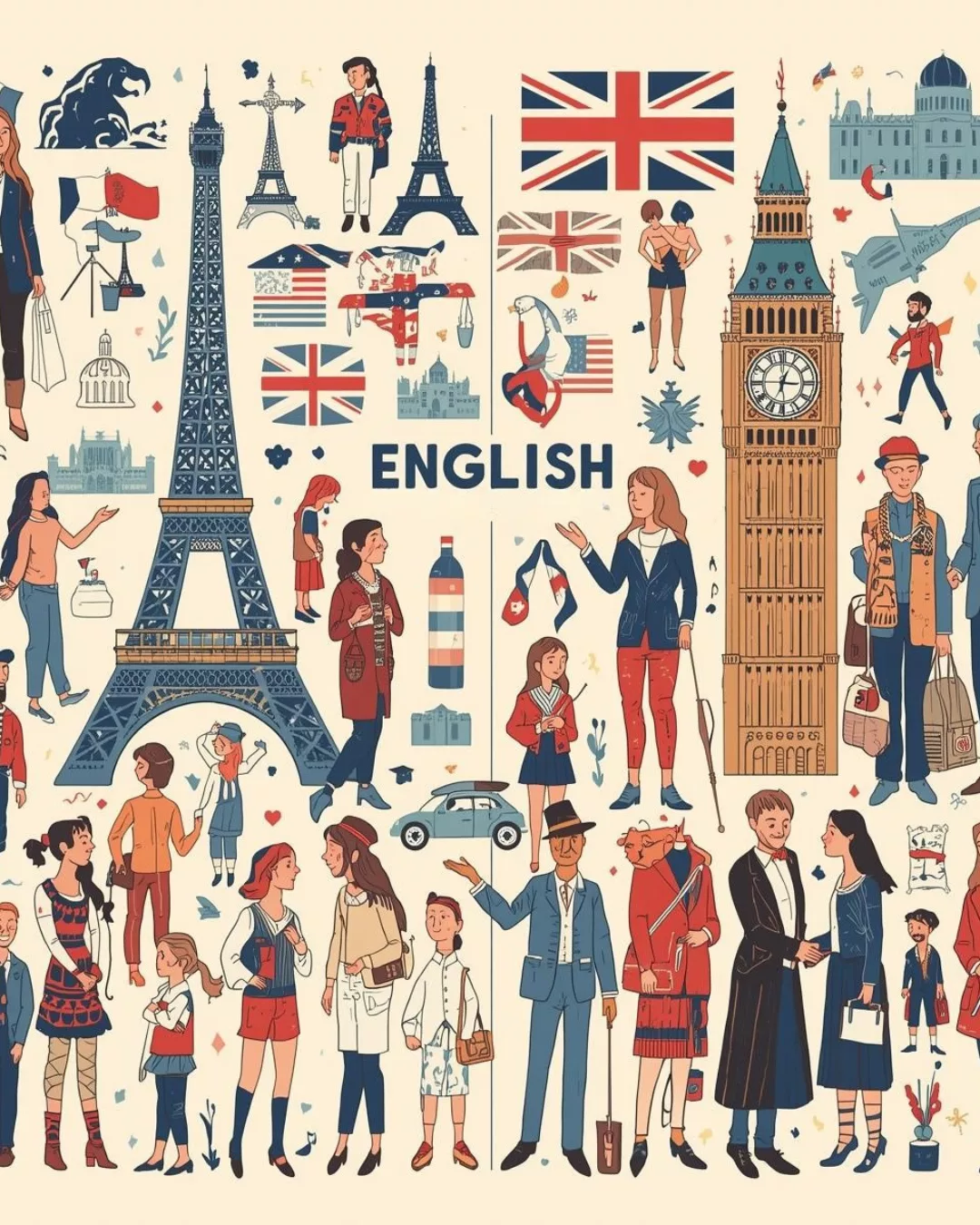 Les différences culturelles entre la France et les pays anglophones